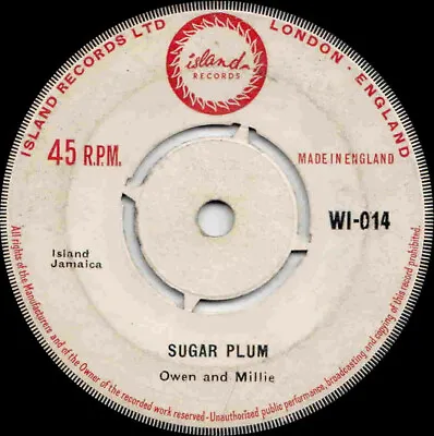 £16.49 • Buy Owen Gray & Millie Small / Owen Gray - Sugar Plum / Jezebel (7 , Single)