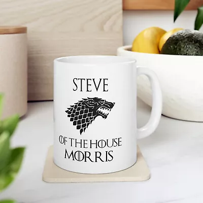 Personalised Game Of Thrones Mug Cup Stark Christmas Birthday Present Gift • £8.99