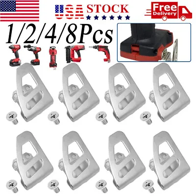 1/2/4/8PCS M18 Tool Belt Clip For Milwaukee 2653 M18 Impact Drivers And Drills • $7.54