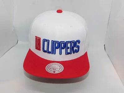 Los Angeles Clippers Hat Cap SNAPBACK NBA Mitchell & Ness Two Tone Classic WHITE • $16.03