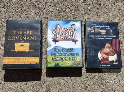 Lot 3 Michael Rood DVD CD Sets Ark Of The Covenant 70 Week Ministry VG • $79.97