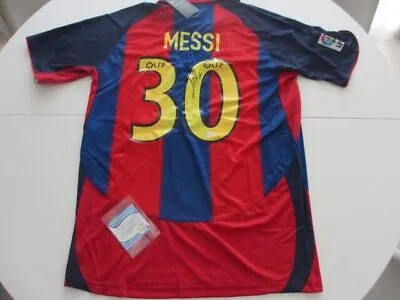 Messi FC Barcelona Debut Shirt Number 30 Signed With COA • £512.16