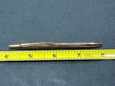 Mini BRASS Ballpoint Twist To Write Pen. 3”-3/4” Long In Sweet Shape! • $5