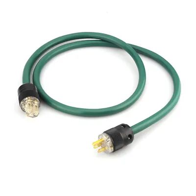 US/AU/EU/UK Plug HiFi Audio AMP/CD Power Cable C13 IEC Connector Cord 15.5mm • £33.56