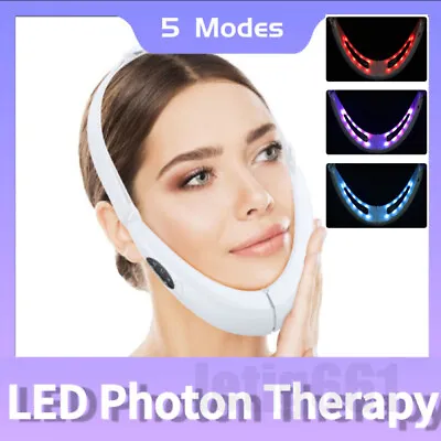 $21.95 • Buy Facial Lifting Device LED Photon Therapy Face Slimming Massager V-Line Machine