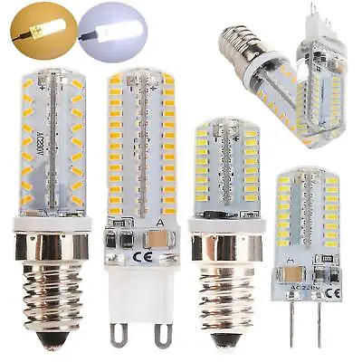 Dimmable LED Corn Bulb Light G9 G4 E12 E14 3014 SMD Replace Halogen Lamp Bright • $1.79