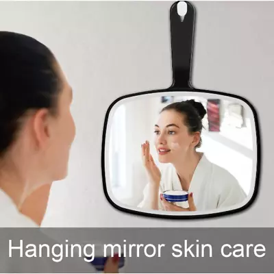 Hand Held Mirror Extra Large For Barber Lady Makeup Beauty Cosmetic With Handle • $8.70