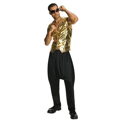 Black MC Hammer Parachute Pants Vanilla Ice 90's 80's Rap Hip Hop Mens Costume • $31.61