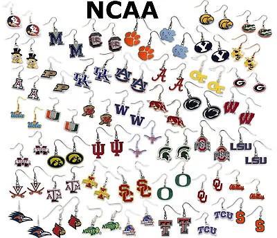 NCAA PICK YOUR TEAM Dangle Drop Charm Earrings • $10.95