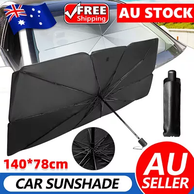 Car Sun Shade Umbrella Windshield Sunshade Front Window Cover Visor Foldable Van • $14.45