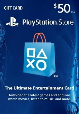 Psn Gift Card $50 Playstation Store   • $68.38