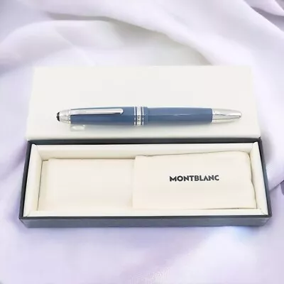 MONTBLANC Fountain Pen Meisterstuck Glacier 146 Le Grand Blue 14K M Nib • $753.99