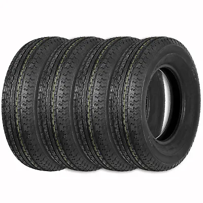 Set Of 4 Radial Trailer Tire ST205/75R15 205 75 15 8-Ply Load Range D LRD • $249.99