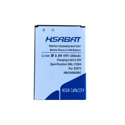 HSABAT 2200mAh HB434666RBC Battery For Huawei E5573 E5573S E5573S-32 E5573S-320 • $39.55