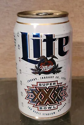 Super Bowl 30 Dallas Cowboys Pittsburgh Steelers Miller Lite Football Nfl Empty • $8