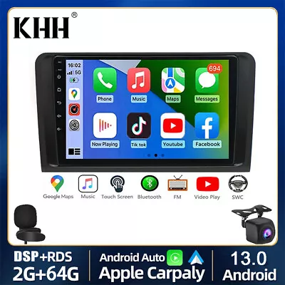 Android 13 For Mercedes Benz Ml Gl Ml350 Gl320 X164 Car Radio Stereo GPS Carplay • $139.19