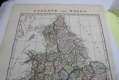 Vintage Map  England And Wales  1841 • $19.99