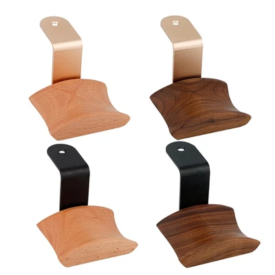 $25.65 • Buy Universal Headphone Stand Holder Z-shape Wall-mounted Wood Headset Hanger Hook