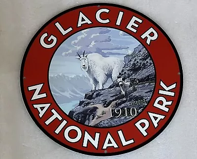 Glacier National Park Heavy Metal Vintage Style Steel Sign • $49.99