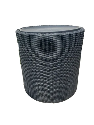 £15 • Buy Graphite Rattan Garden Cool Stool