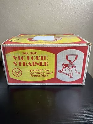 $42.15 • Buy Vintage Victorio Strainer  Fruit Juicer Food Sauce Maker No. 200 See Details