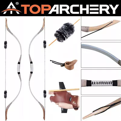 30-70lbs Archery Handmade Mongolian Horsebow Traditional Hunting Recurve Bow Set • $122.19