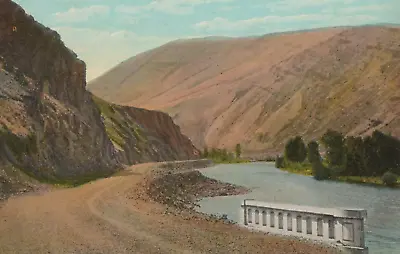 Yakima-Ellensburg Highway By River In Washington Divided Back Vintage Post Card • $15.35