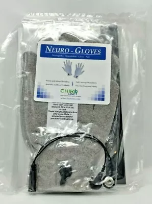 US SELLER/FREE SHIPPING New! TENS Conductive ChiroLine Neuro-Gloves 1 Pair  • $17.95