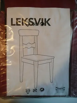 Ikea - Leksvik - Children's Chair - Wooden - Unwrapped - Reference 601.477.06 • £44