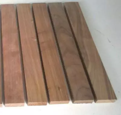 6 BLACK WALNUT 3/4  X 2  X 24  DIY Wood Kit Cutting Boards Charcuterie Cheese • $39