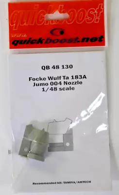 Quickboost Focke Wulf Ta 183A Jumo 004 Nozzle In 1/48 130  ST  • $8.99