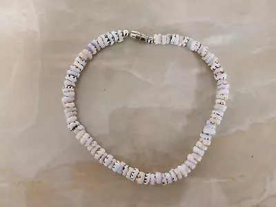 VTG HAWAIIAN TRIGER PUKA SHELL SURFER BEACH BRACLET 9.2  Large B3 • $19.95