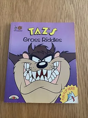 Looney Tunes Warner Bros Movie World Taz’s Gross Riddles Book • $8