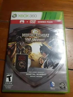 Mortal Kombat Vs Dc Universe (Xbox 360 CIB Besides The Movie Tested And Plays) • $10