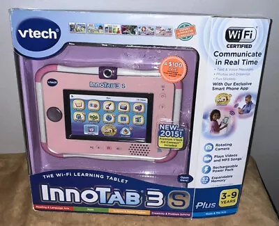 VTech InnoTab 3S Plus Wi-Fi Learning Tablet With Swivel Camera *New Open Box** • $135