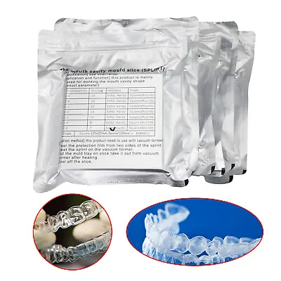 Dental Lab Splint Slice Vacuum Forming Sheet Soft Hard Thermoforming Material • $19.99