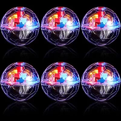  6 Pieces Ghost Hunting Cat Ball Activated Cat Toy Ball Motion LED Light Clear • $22.73