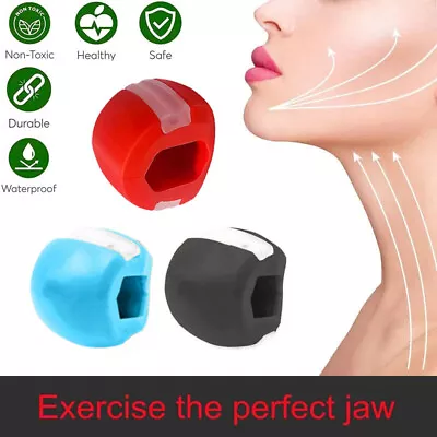 3PCS Jawline Exerciser Mouth Exercise Fitness Ball Neck Face Jaw Trainer Toning • $8.96