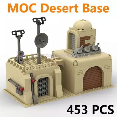 MOC Star Battle Military War Tatooine Desert Base PDF Paper Instructions DIY Set • $53.87