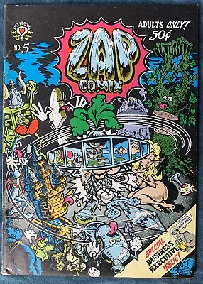 Zap Comix #5  Underground Comix  R. Crumb & Gang  1st Printing  1970 • $19.98