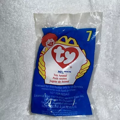 “MEL”Ty Teenie Beanie Babies #7 McDonalds 1998 NEW IN PACKAGE Vintage Rare • $6.99