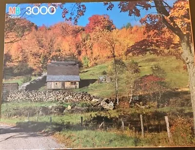 1991 Milton Bradley Magnum Puzzle- Woodstock VT 3000Pieces 4550-16 NIB 33x43  • $39.99