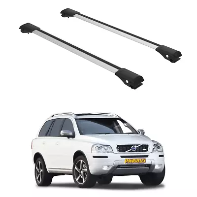 Roof Rack Cross Bars Set To Fit Volvo XC90 2002-2014 Gray Set • $115