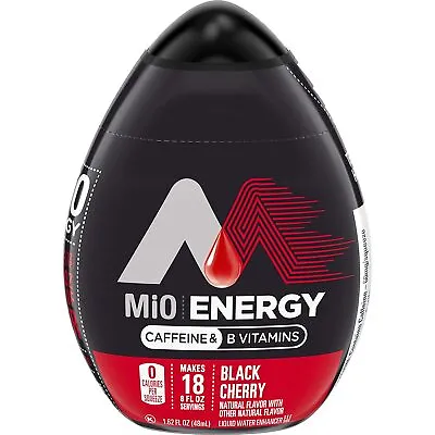 MiO Energy Water Enhancer Black Cherry Caffeine&B Vitamins1.62 Oz • $28.11