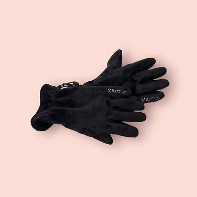 Marmot Black Fleece Winter Gloves Women's Size Medium • $12