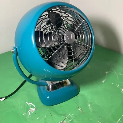 Vornado Vintage6 Blue Metal 2 Speed Fan Air Cooling Excellent Condition • $29.50