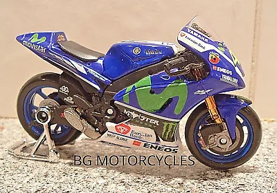 1:18 Monster Factory Yamaha Yzr-m1 Motogp Toy Superb Model Valentino Rossi #46 • £17.99
