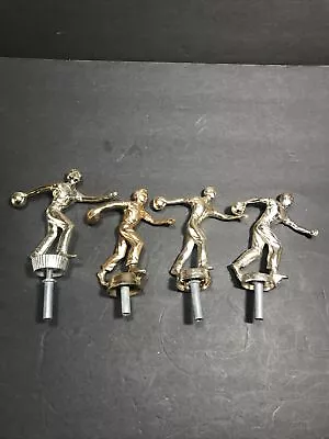 Vintage Mens Bowling Diecast Metal Trophy Toppers/parts Lot Of 4 • $16.95