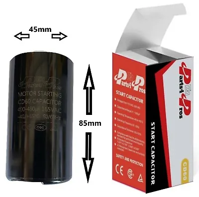 400-480 UF MFD 165 V AC High Quality Motor Start Capacitor Round 45x85mm CD60 • $12.10