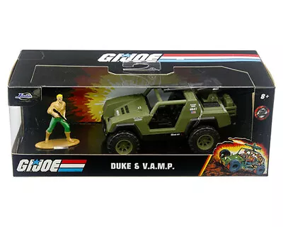 V.A.M.P. Olive Green And Duke Diecast Figurine  G.I. Joe   Hollywood Rides  Seri • $9.99